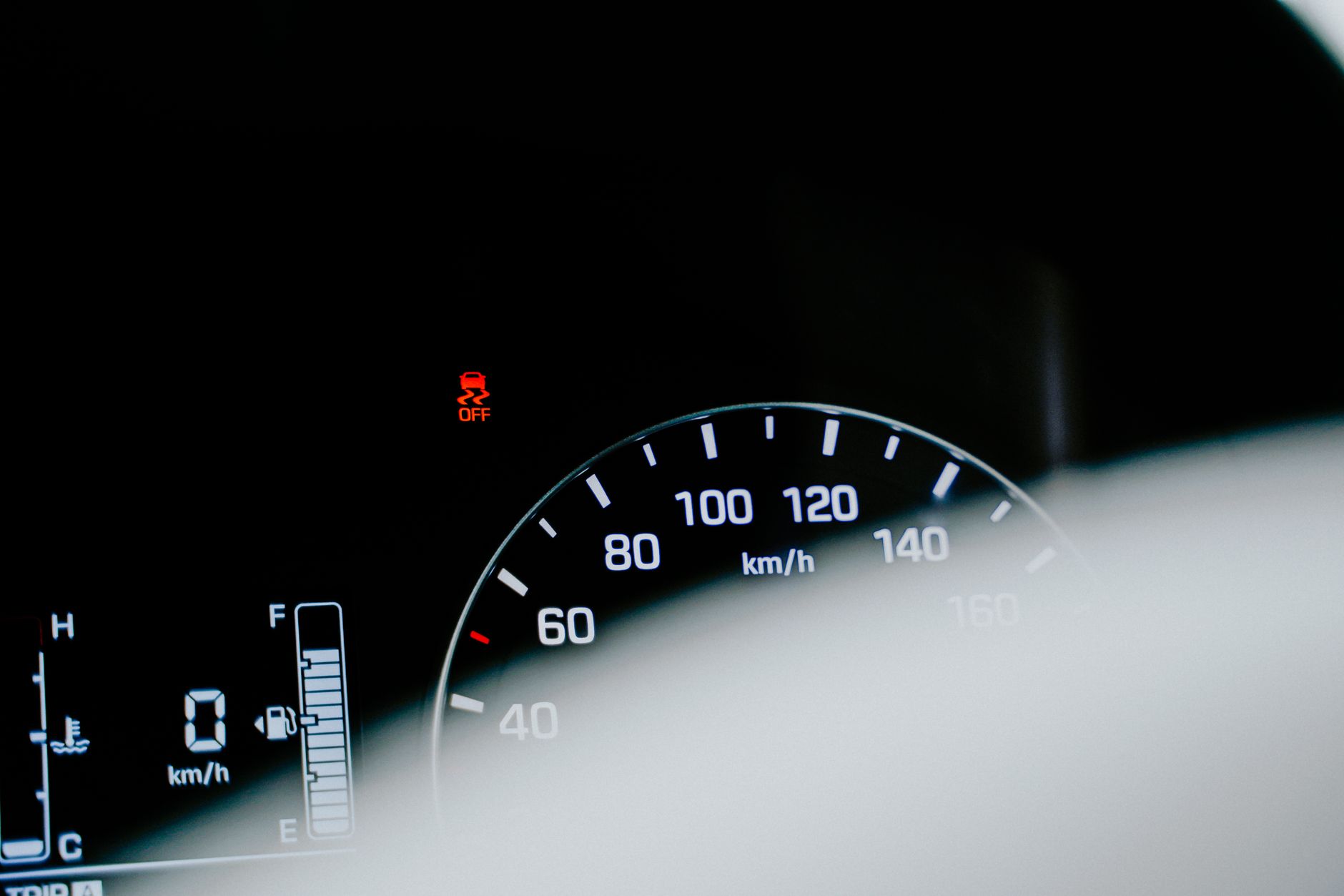 close-up of digital electricity meter display
