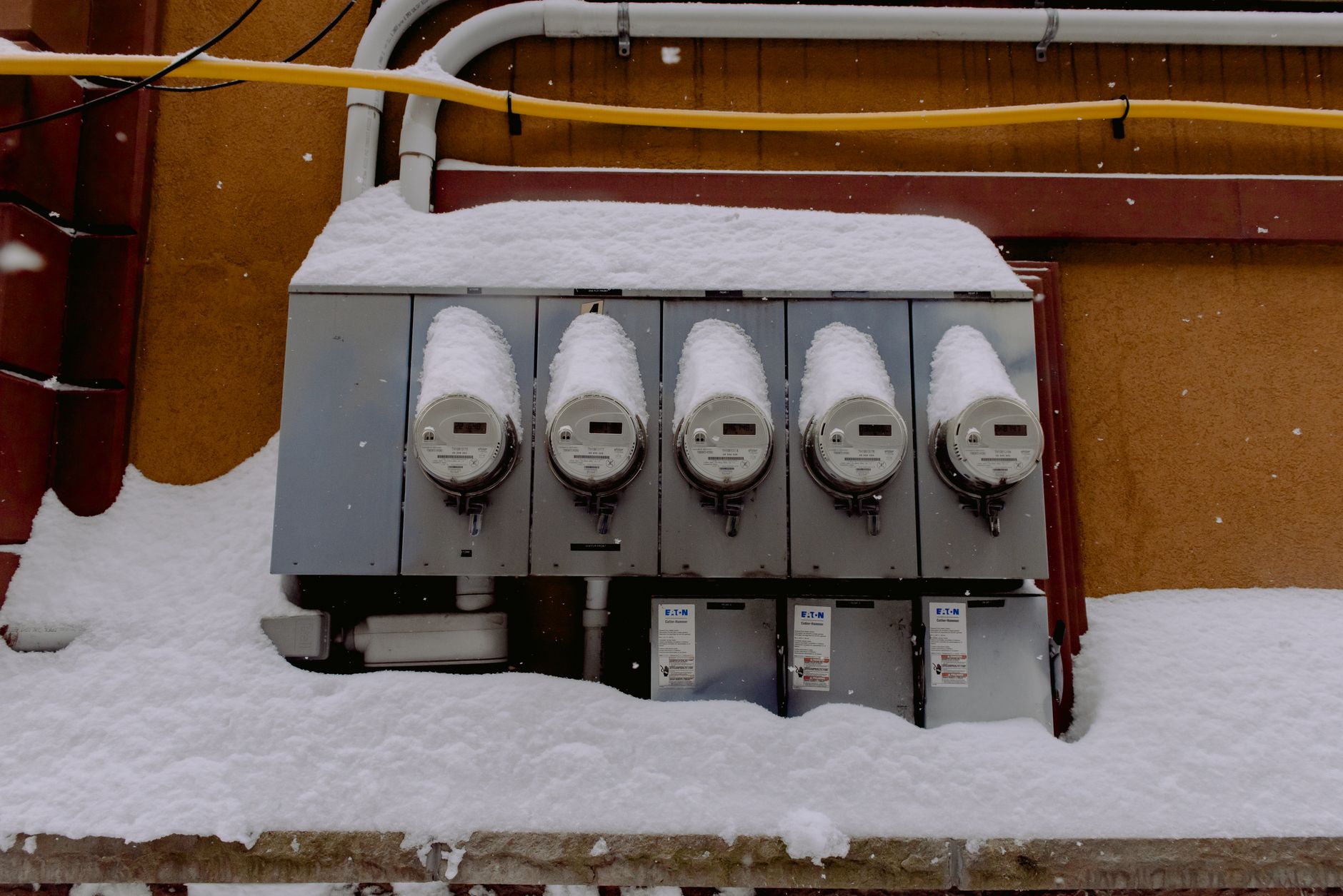 close-up of digital electricity meter display showing numbers